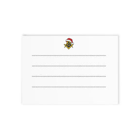 Master Mason Blue Lodge Greeting Card -  (Two-sided print) - Bricks Masons