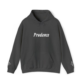Entered Apprentice Blue Lodge Hoodie - Prudence Front & Sleeves Embroidery Detailing - Bricks Masons