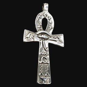 Ankh Cross of Life Pendant in Silver 5 x 2.5 cm 7 g Art 617 - Bricks Masons