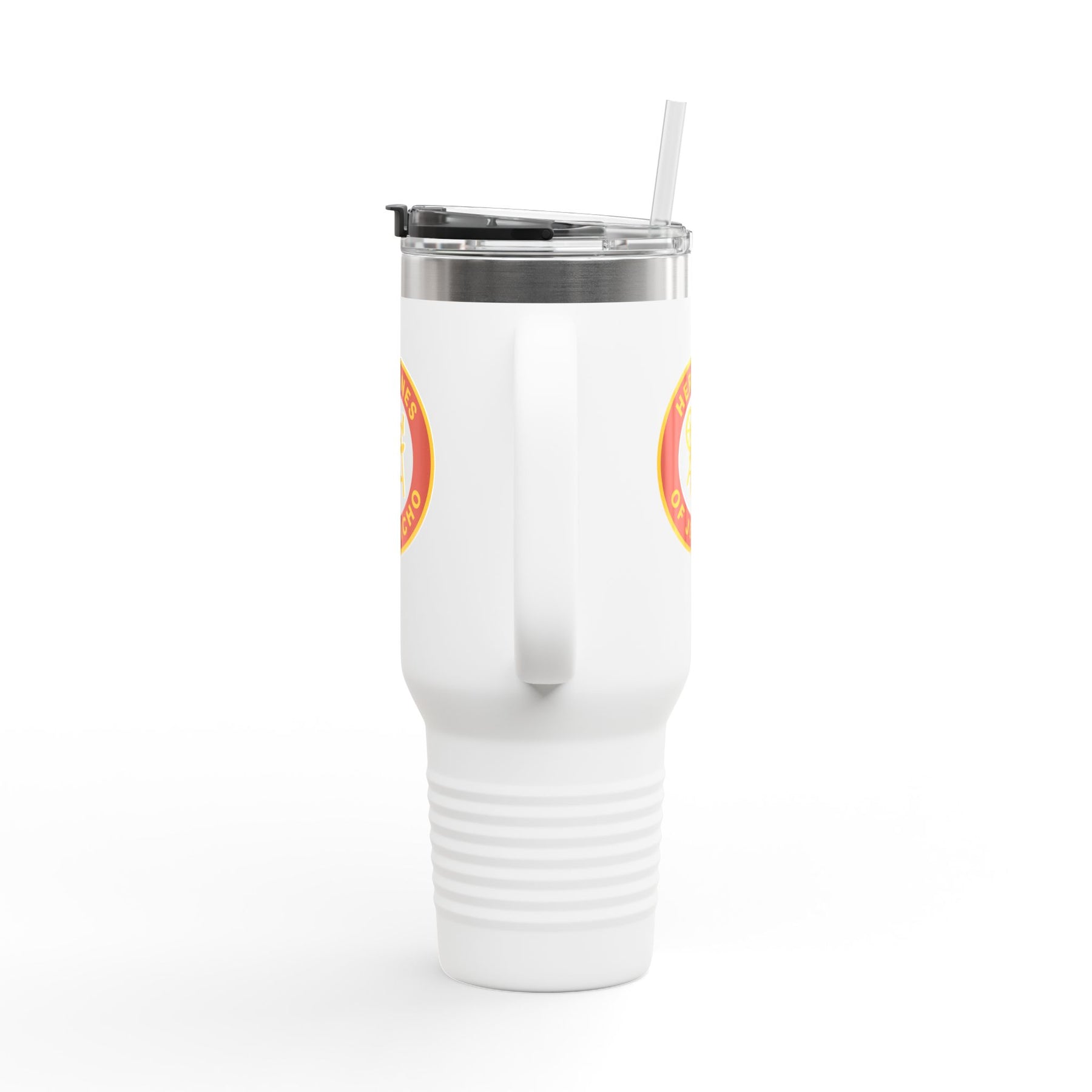 Heroines of Jericho Ringneck Tumbler - Red & Yellow Stainless Steel & Insulated - Bricks Masons