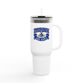 Master Mason Blue Lodge Ringneck Tumbler - 2B1 ASK1 with Square & Compass G