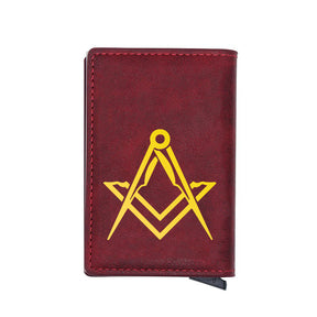 Master Mason Blue Lodge Wallet - Various Colors - Bricks Masons