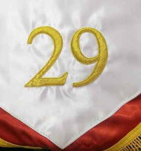 29th Degree Scottish Rite Banner - Handmade Bullion Embroidery