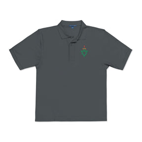 Allied Masonic Degrees Polo Shirt - Embroidered AMD Emblem Various Colors - Bricks Masons