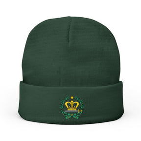Order of the Amaranth Beanie - Knit Embroidery Emblem - Bricks Masons