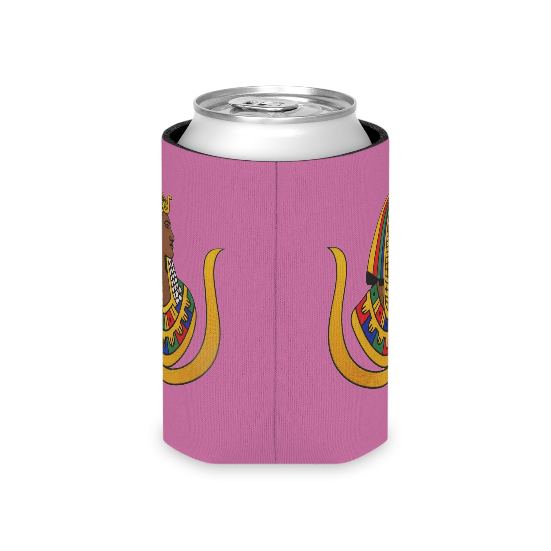 DOI Can Cooler - Pink Polyester Exterior - Bricks Masons