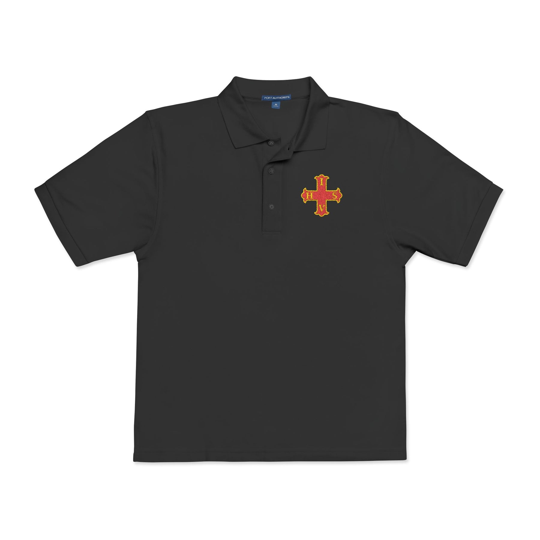 Red Cross of Constantine Polo Shirt - Embroidered Emblem Various Colors - Bricks Masons
