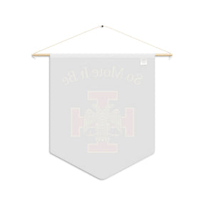 33rd Degree Scottish Rite Pennant - So Mote It Be with Red Cross & Double-Headed Eagle - Bricks Masons