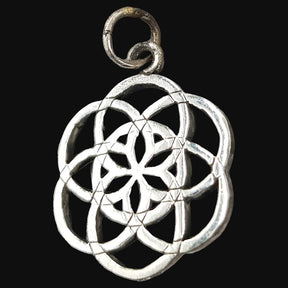 Seed of Life Pendant, Kabbalah Silver, 2.5g, 2cm, Art. 926 - Bricks Masons