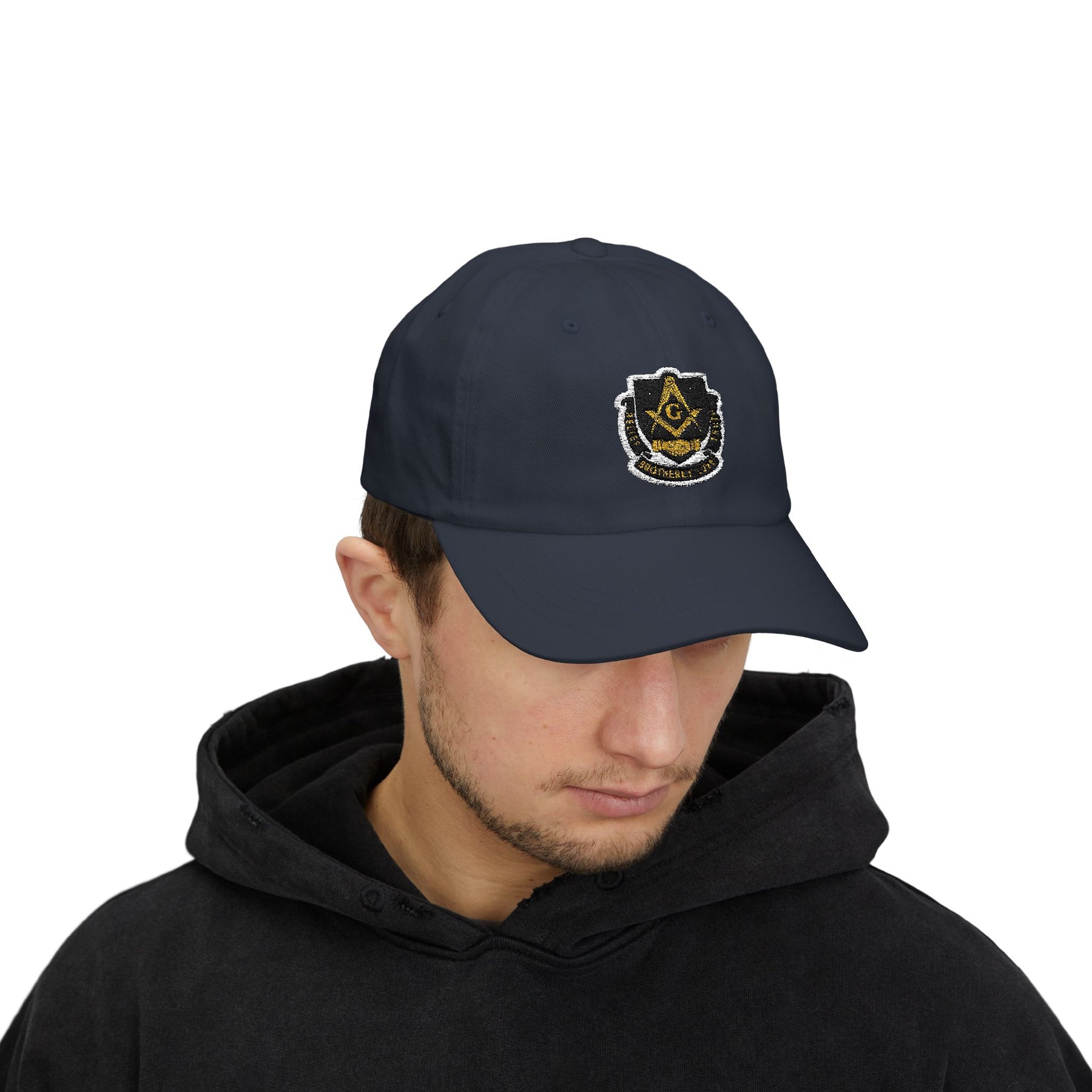 Master Mason Blue Lodge Baseball Cap - Cotton Brotherly Love - Bricks Masons