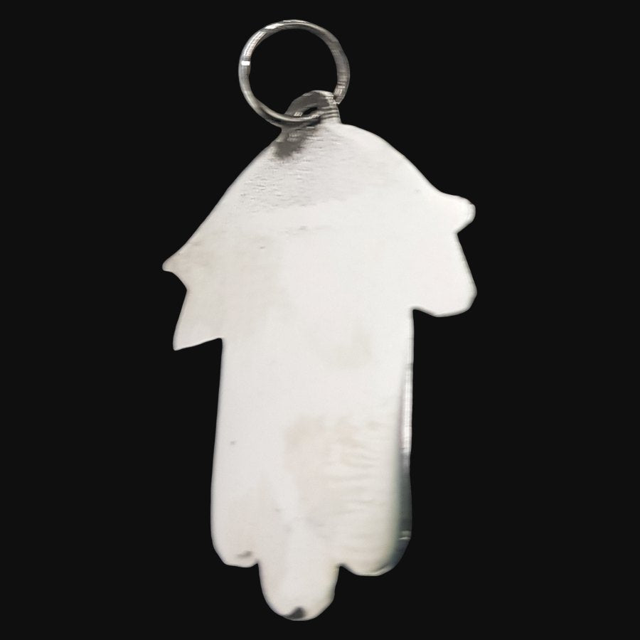 Hand of Fatima Hamsa Pendant in Silver 2.5 cm 4.2 g Art 966 - Bricks Masons