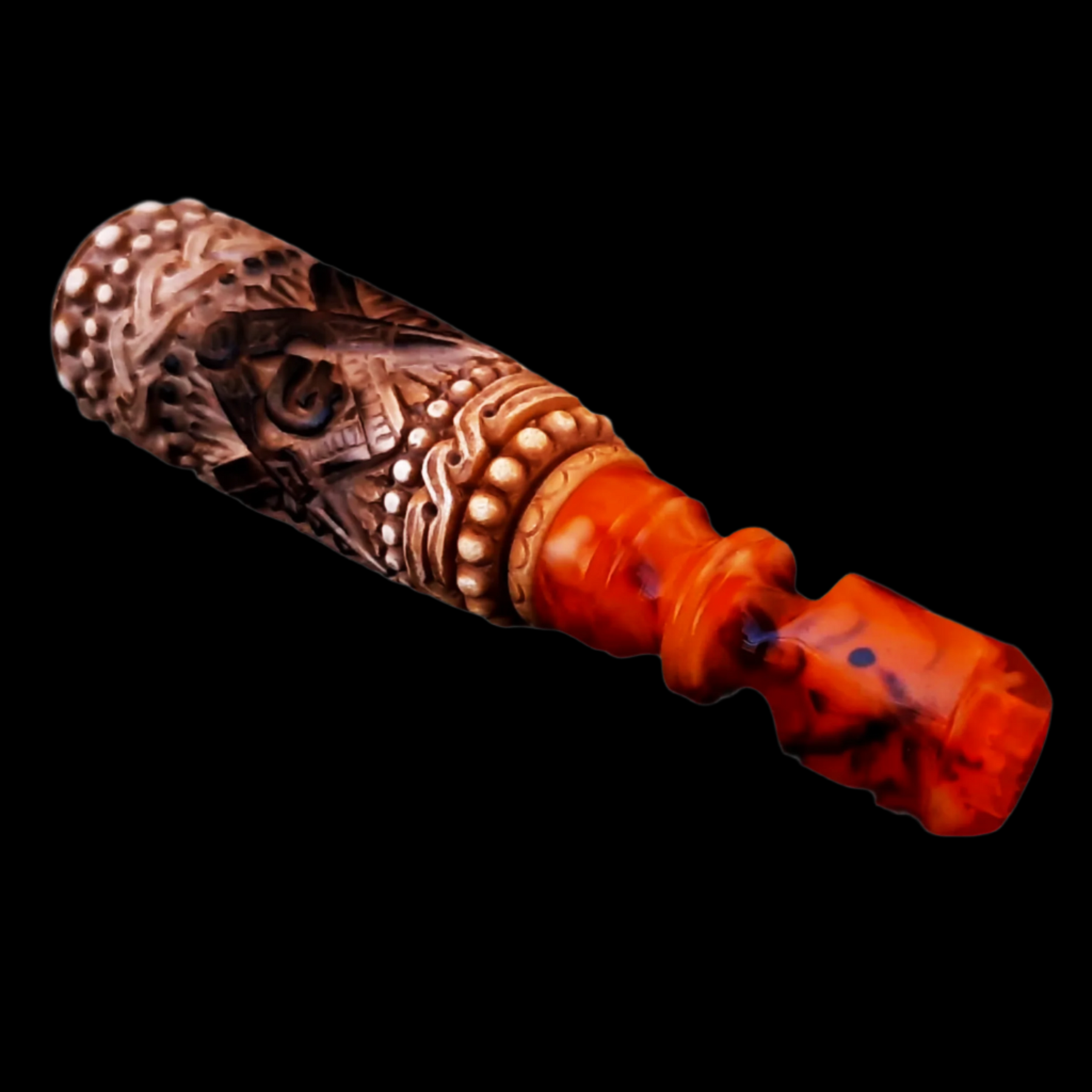 Master Mason Blue Lodge Cigarette Holder - Natural Wax Square & Compass G - Bricks Masons