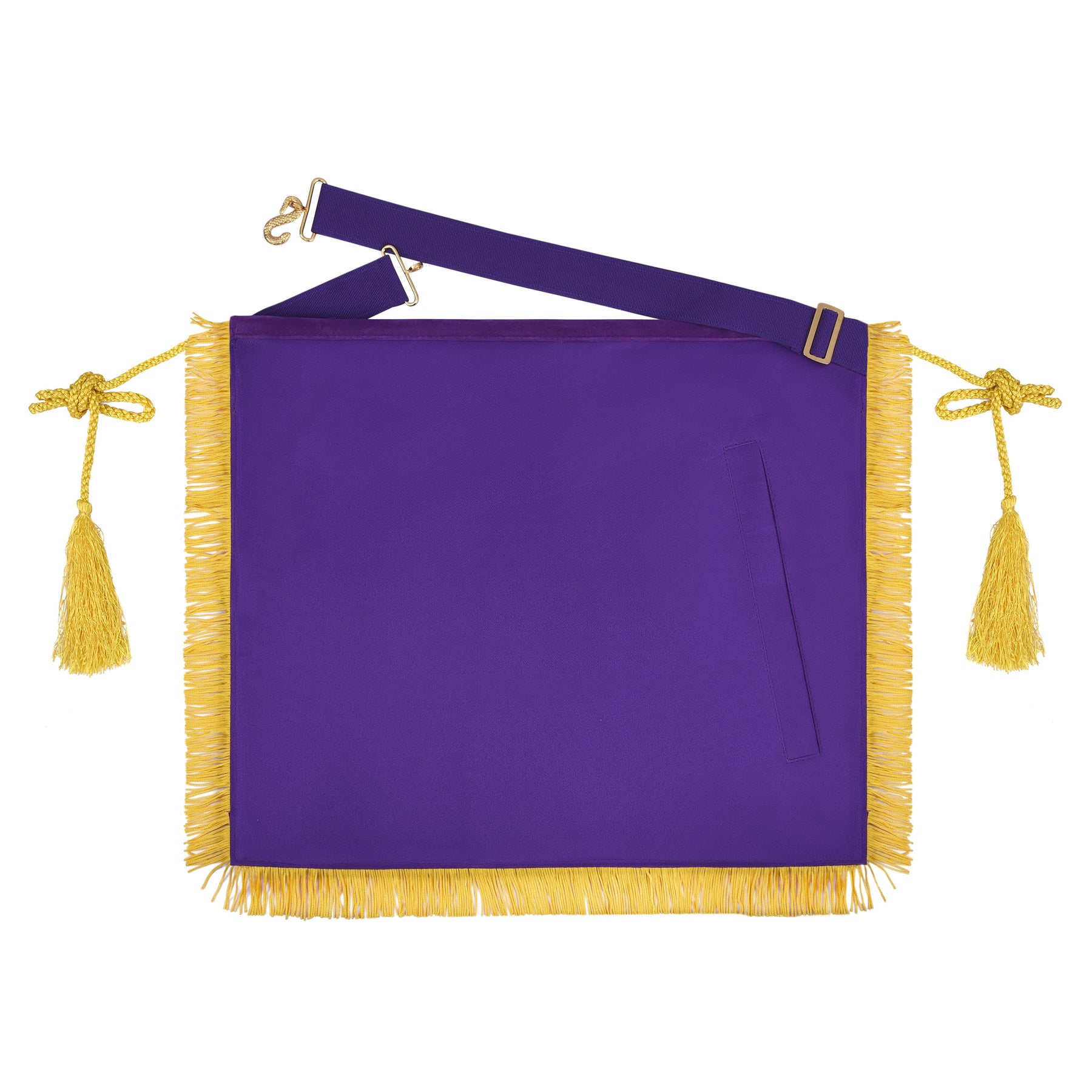 Grand Council Royal & Select Masters English Regulation Apron - Purple Velvet With Tassels