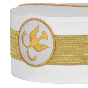 The Order of The Golden Circle Crown Cap - Hand Embroidery Gold Bullion - Bricks Masons