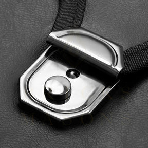 Past Sovereign Master Allied Masonic Degrees Apron Case - Personalized Black Imitation Leather MM, WM, Provincial - Bricks Masons