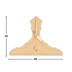 Deputy Master Royal & Select Masters Officer Collar Jewel - Gold Plated Trowel & Level - Bricks Masons