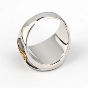 Master Mason Blue Lodge Ring - Free and Accepted Masons with S&C G Eye of Providence