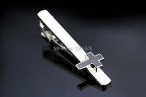 Knights Templar Commandery Tie Clip - Black Cross - Bricks Masons