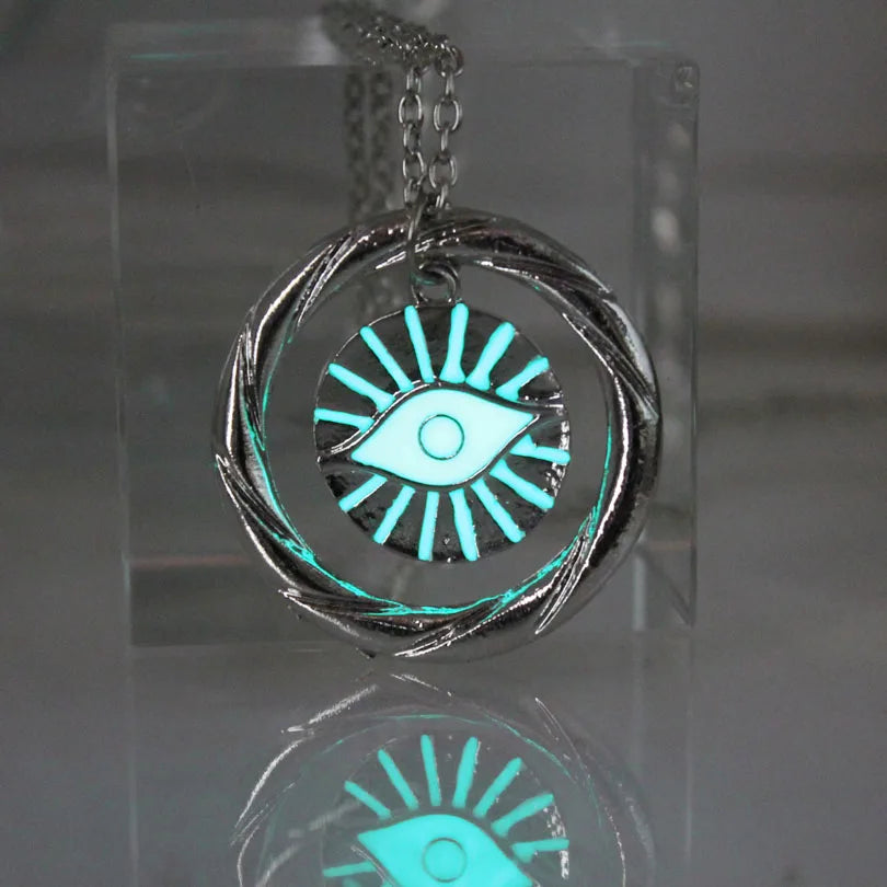 Eye Of Providence Necklace - Glowing Eye Stainless Steel