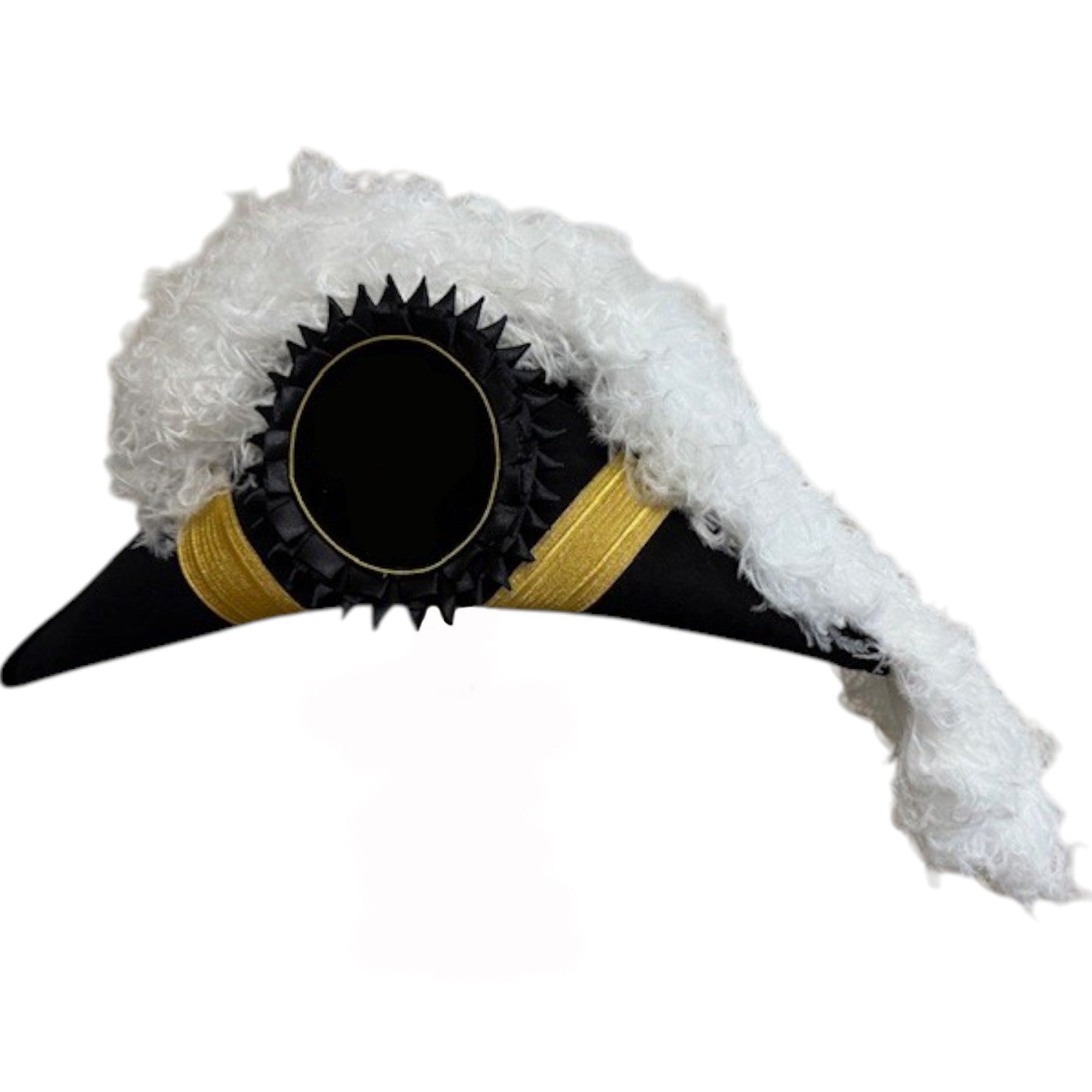 Grand Commander Knights Templar Chapeau - All White Plumes - Bricks Masons