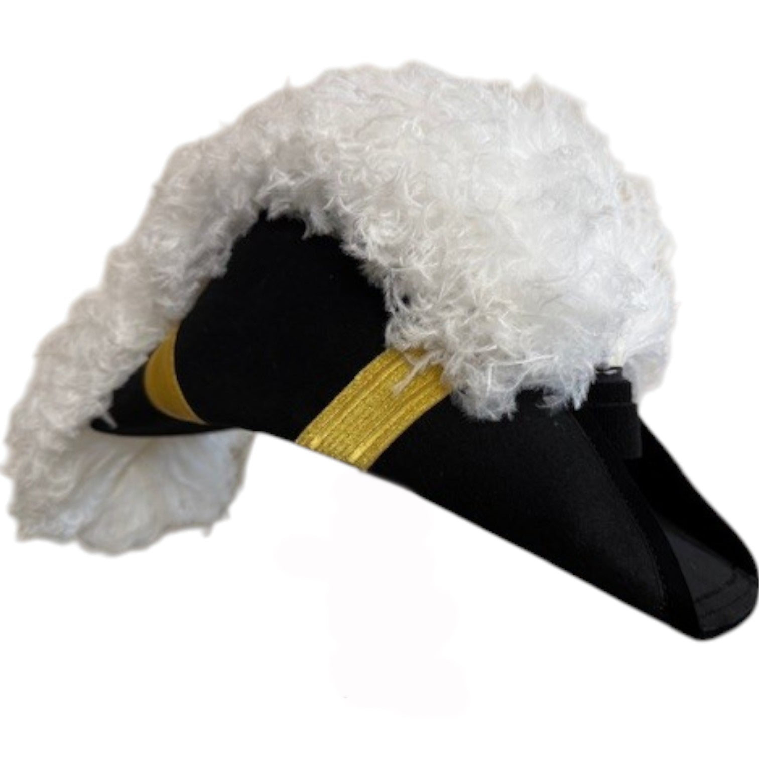 Grand Encampment Knights Templar Chapeau - All White Plumes - Bricks Masons