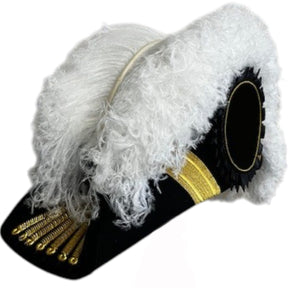 Grand Commander Knights Templar Chapeau - All White Plumes - Bricks Masons