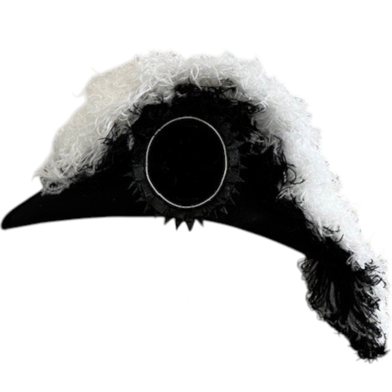 Past Commander Knights Templar Chapeau - Black Underlayer Plumes - Bricks Masons