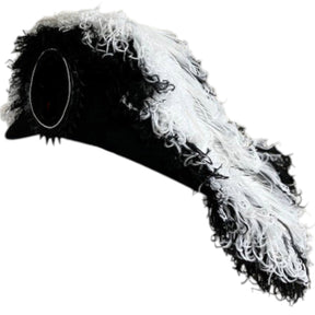 Past Commander Knights Templar Chapeau - Black Underlayer Plumes - Bricks Masons