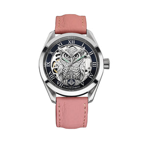 Master Mason Blue Lodge Wristwatch - Blue Bezel Owl with Square & Compasses G - Bricks Masons