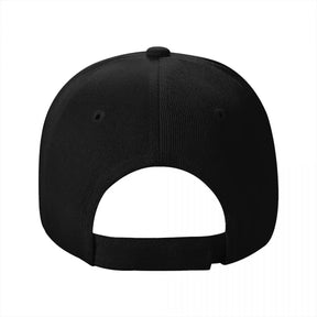 Master Mason Blue Lodge Baseball Cap - Black Adjustable with EKG Heartbeat S&C G - Bricks Masons