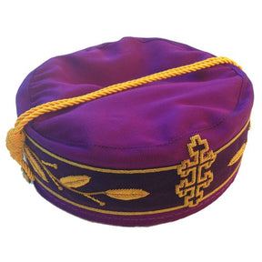 Sovereign Grand Inspector General 33rd Degree Scottish Rite Crown Cap - Purple