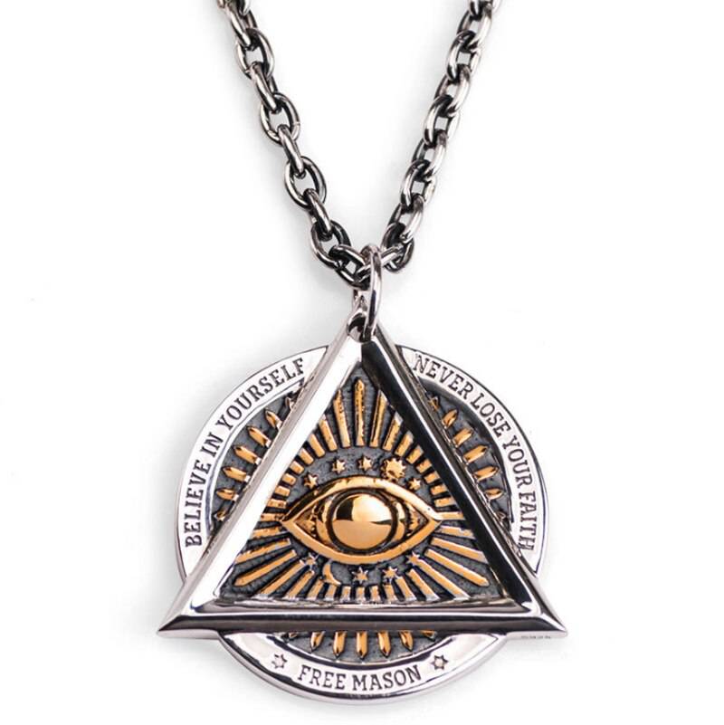 Eye Of Providence Necklace - Stainless Steel