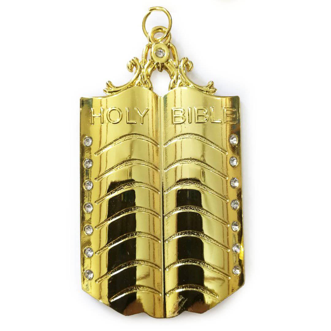 Chaplain Blue Lodge Officer Collar Jewel - Gold Metal