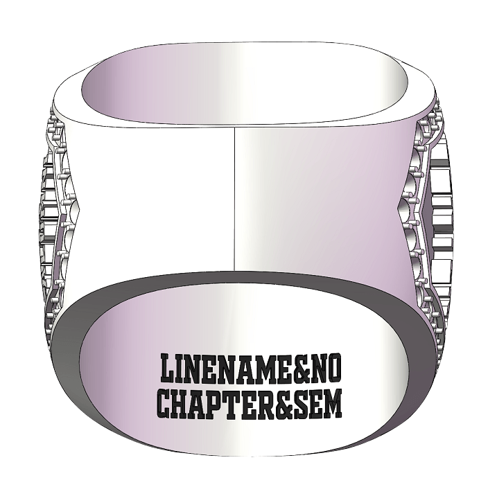 Past Master Blue Lodge Ring - Sterling Silver With Rhinestones - Bricks Masons