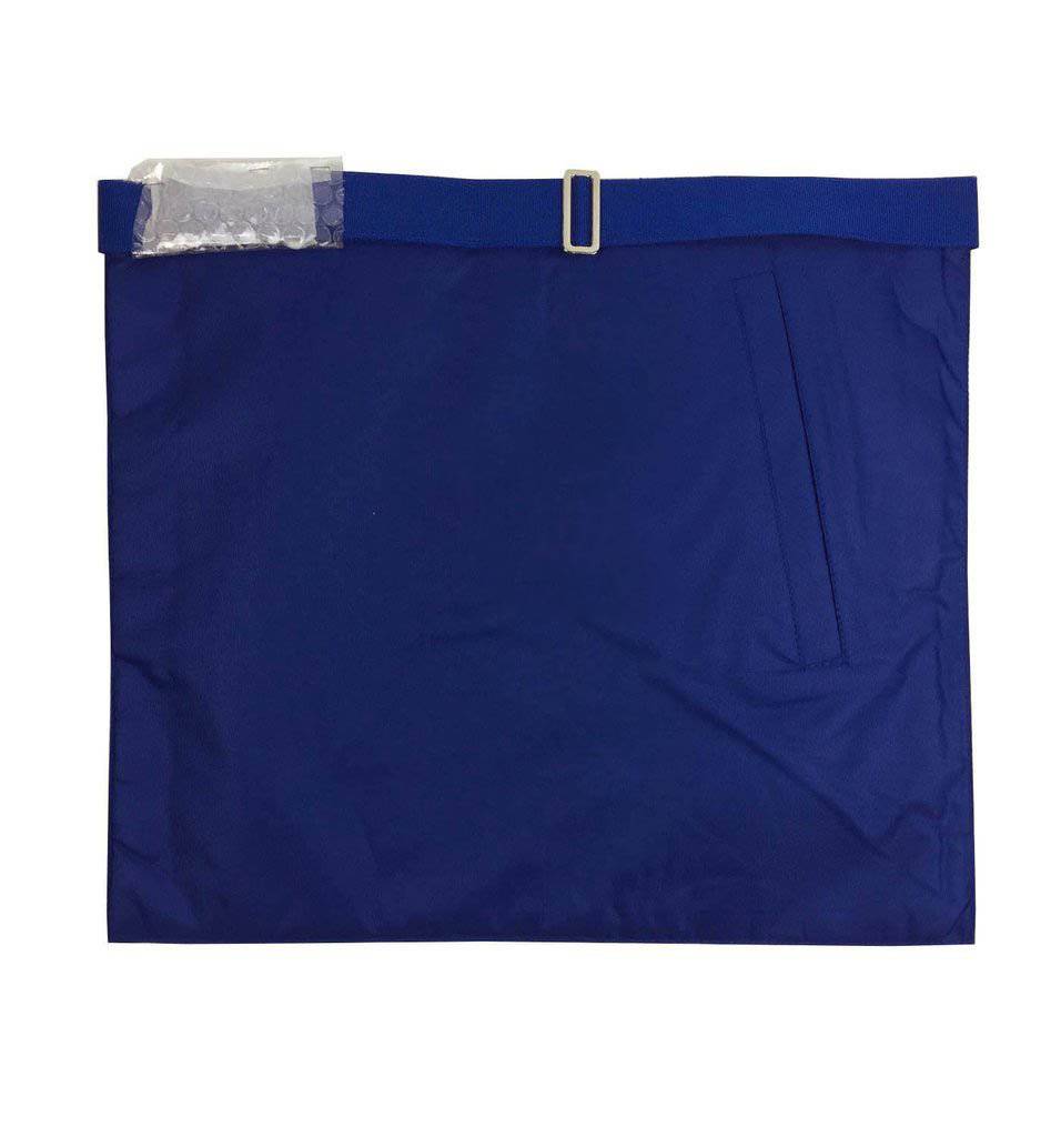 Blue Lodge Apron - Basic White & Royal Blue - Bricks Masons