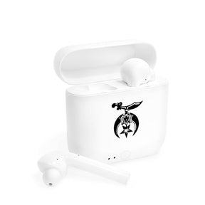 Shriners Earbud - White