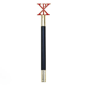 Commander Red Cross of Constantine Baton - Black Color - Bricks Masons