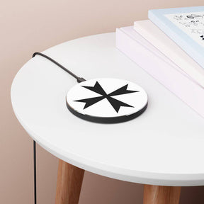 Order Of Malta Commandery Wireless Charger - Black & White