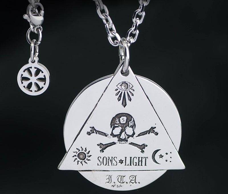 Eye Of Providence Necklace - Stainless Steel - Bricks Masons