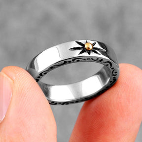 Eye Of Providence Ring - Stainless Steel - Bricks Masons