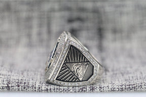 Master Mason Blue Lodge Ring - Prince Hall 18k Yellow Gold Plated Face - Bricks Masons
