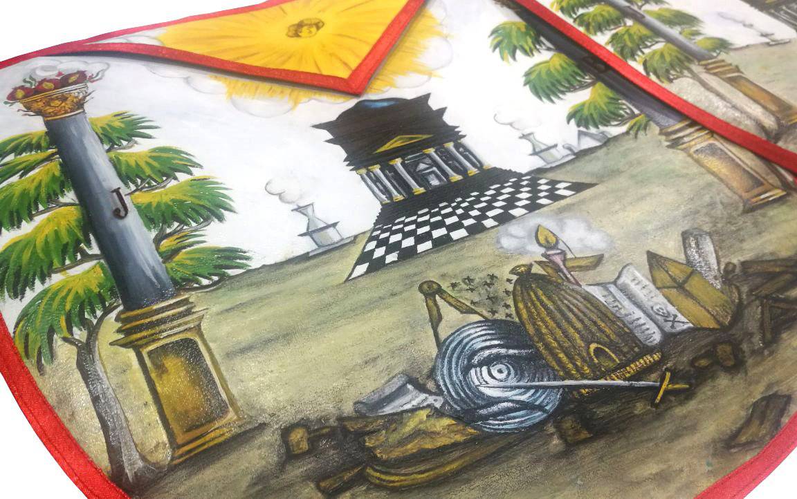 Hand-Painted Apron - Various Sizes - Bricks Masons