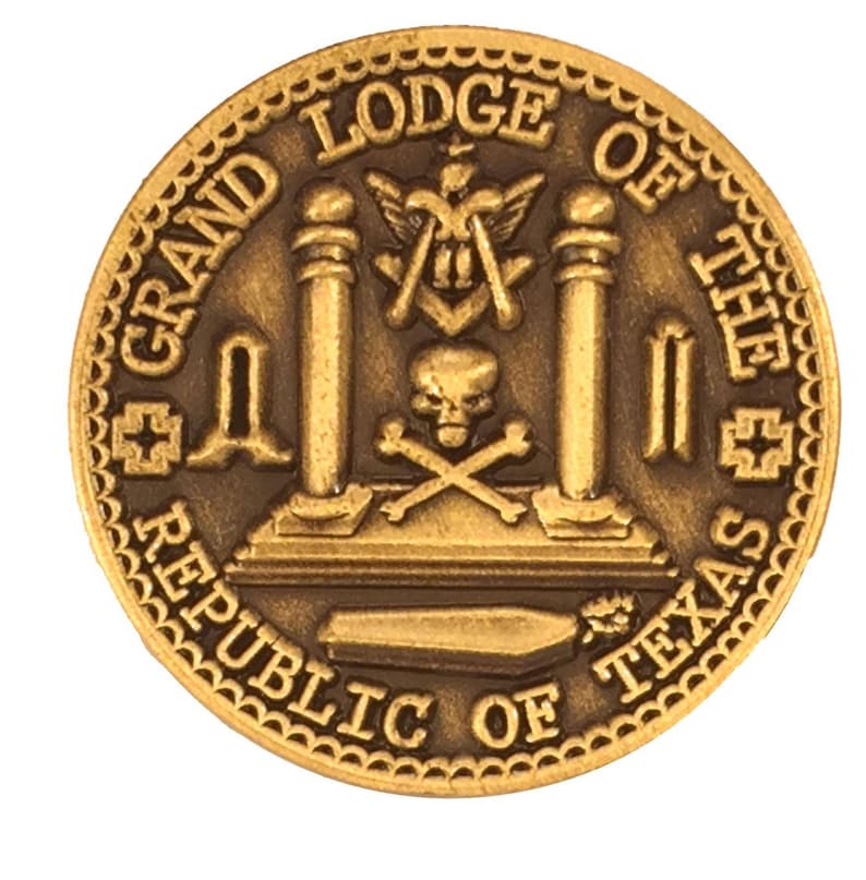 Master Mason Blue Lodge Keychain - Grand Lodge of the Republic of Texas - Bricks Masons