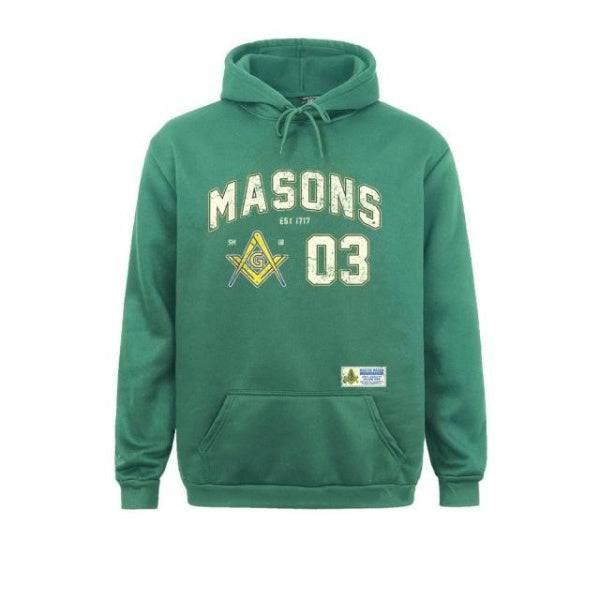 Master Mason Blue Lodge Hoodie - Sports Jersey 03 Square and Compass G