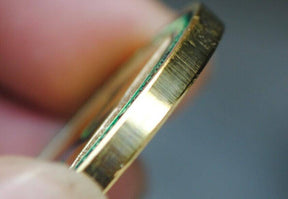 Knights Templar Commandery Coin - Wide Cross Shield Green - Bricks Masons