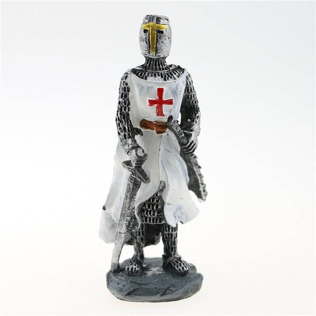 Knights Templar Figurine - 3D Resin with Magnet Decoration - Bricks Masons