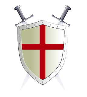 Knights Templar Flag - Shield - Bricks Masons