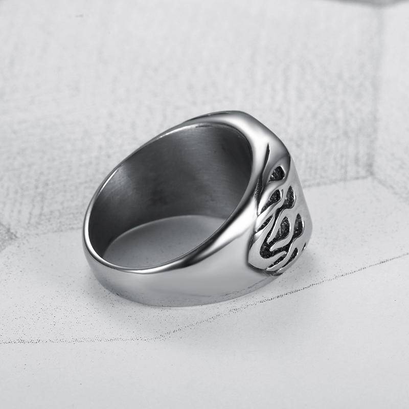 Knights Templar Ring - Square Signet - Bricks Masons