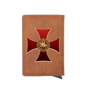 Knights Templar Wallet - Cross & Credit Card Holder (4 colors) - Bricks Masons