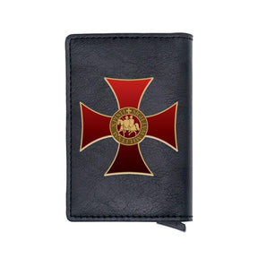 Knights Templar Wallet - Cross & Credit Card Holder (4 colors) - Bricks Masons